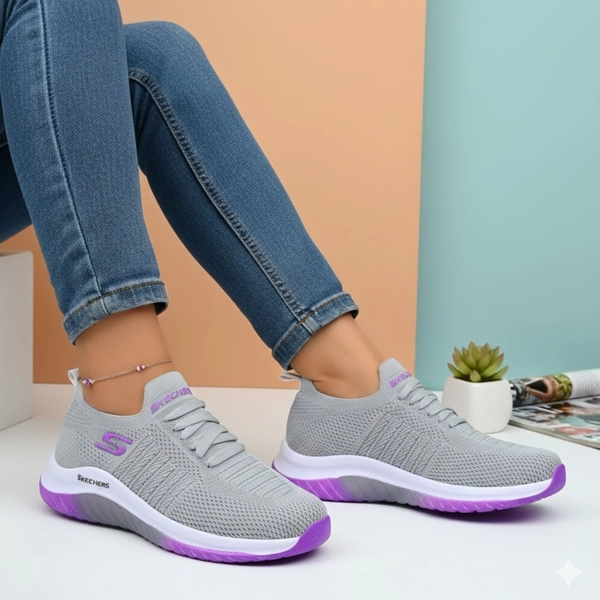 کفش  پیاده روی جورابی اسکیچرز آنتیک اورجینال